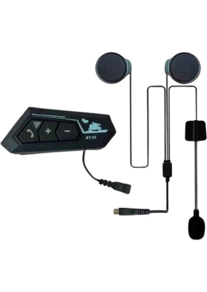 Intercom Bluetooth Kask Kulaklık Motosiklet Kulaklık 5.0 Bluetooth