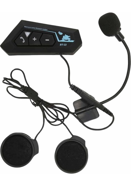 Intercom Bluetooth Kask Kulaklık Motosiklet Kulaklık 5.0 Bluetooth