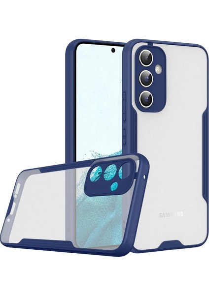 Newface Samsung Galaxy A24 4g Kılıf Platin Silikon - Lacivert