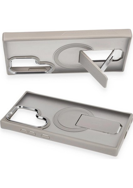 Newface Samsung Galaxy S24 Ultra Tork Magsafe Standlı Kapak - Lila modelleri