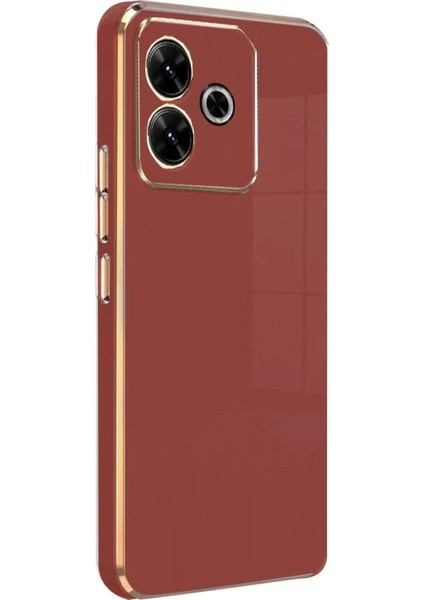 Newface Xiaomi Redmi 13 4g Kılıf Volet Silikon - Kırmızı