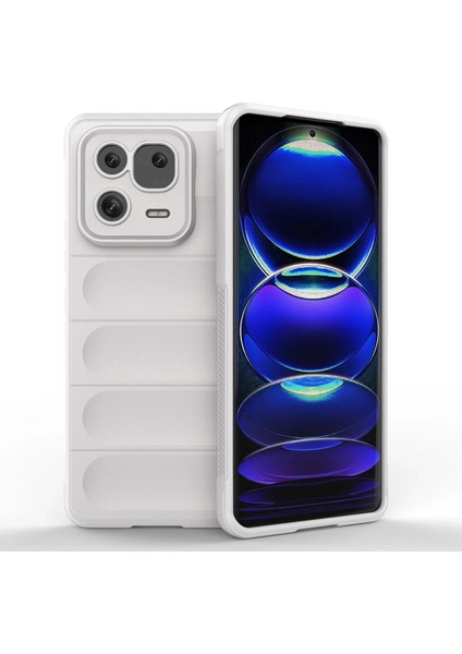 Newface Xiaomi Mi 13 Kılıf Optimum Silikon - Krem