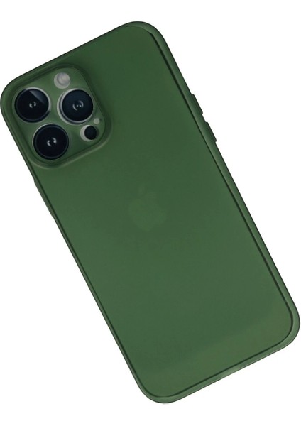 Newface iPhone 13 Pro Kılıf Pp Ultra Ince Kapak - Yeşil