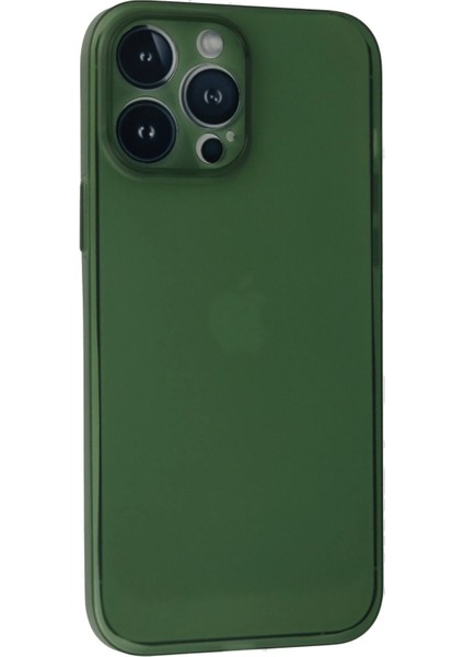 Newface iPhone 13 Pro Kılıf Pp Ultra Ince Kapak - Yeşil