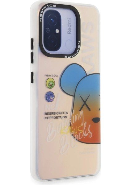 Newface Xiaomi Redmi 12C Kılıf Estoril Desenli Kapak - Estoril - 6