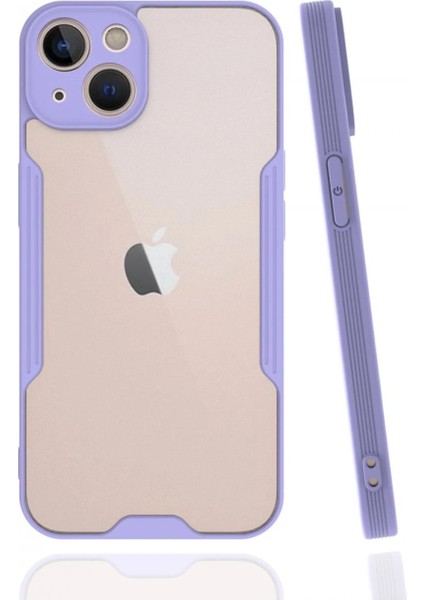 Newface iPhone 13 Kılıf Platin Silikon - Lila