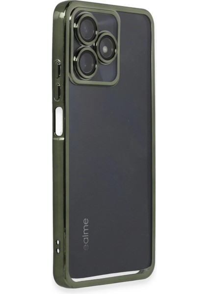 Newface Realme C53 Kılıf Razer Lensli Silikon - Yeşil fiyatları
