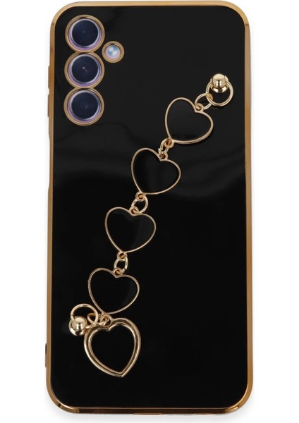 Newface Samsung Galaxy A24 4g Kılıf Esila Silikon - Siyah