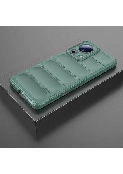 Newface Xiaomi Mi 13 Lite Kılıf Optimum Silikon - Koyu Yeşil modelleri