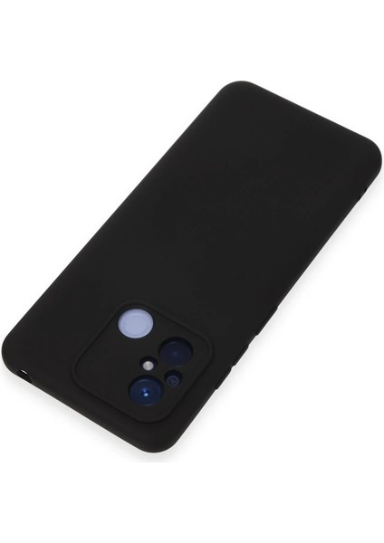 Newface Xiaomi Redmi 12C Kılıf Nano Içi Kadife Silikon - Siyah