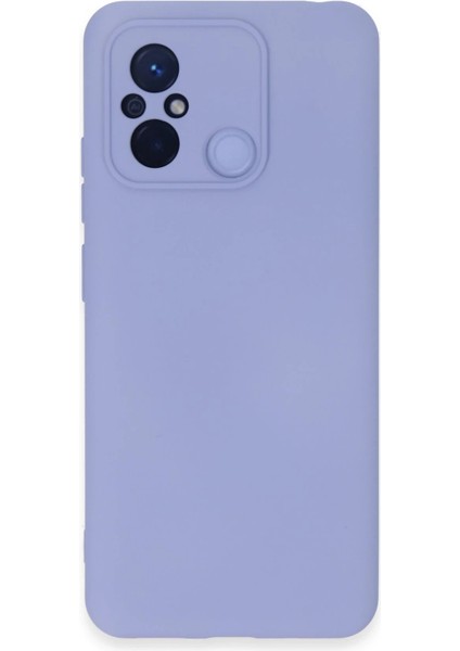 Newface Xiaomi Redmi 12C Kılıf Nano Içi Kadife Silikon - Lila