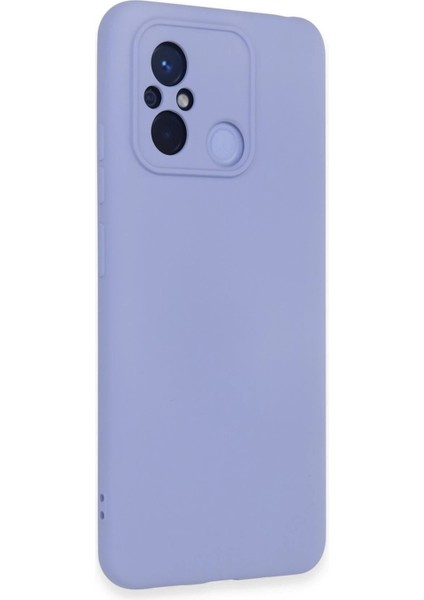 Newface Xiaomi Redmi 12C Kılıf Nano Içi Kadife Silikon - Lila