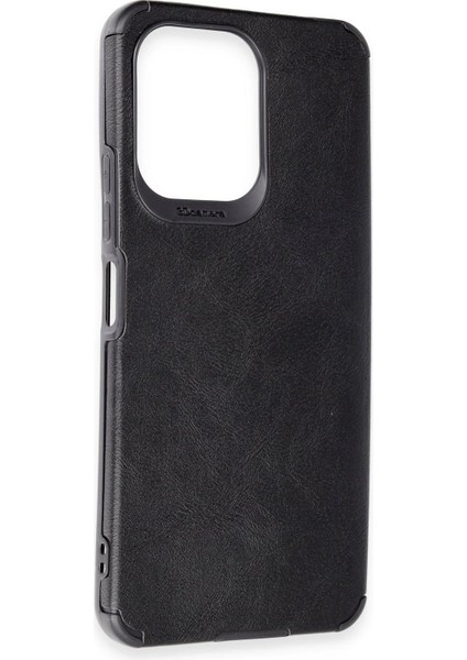 Newface Xiaomi Redmi 13C Kılıf Loop Deri Silikon - Siyah