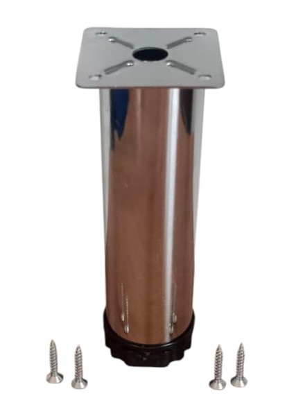 12 cm Krom Ayarlanabilir Kanepe, Koltuk, Baza, Mobilya Yükseltme Ayakları (4 Adet)