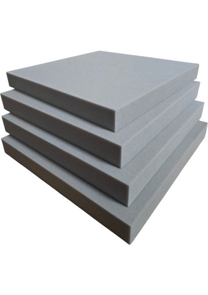 Elite Minder Için 40X40X5 cm Gri Sünger 4'lü ( Kılıfsız Sadece Sünger) 1 Adet