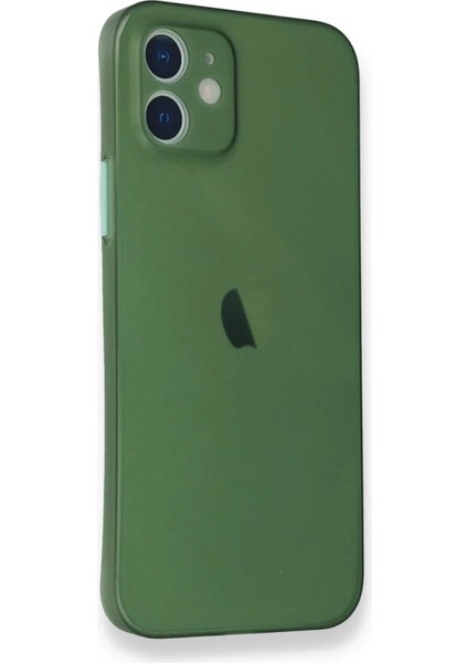 Newface iPhone 12 Mini Kılıf Pp Ultra Ince Kapak - Yeşil