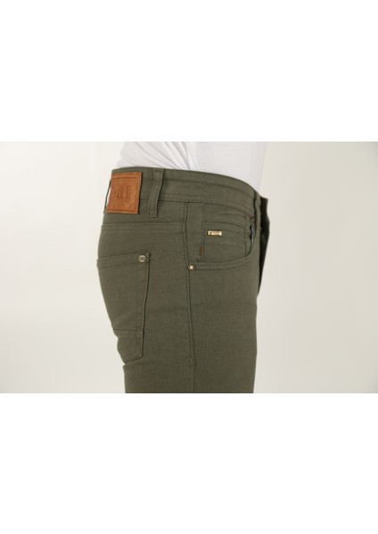 Brg Erkek Haki Skinny Kot Pantolon