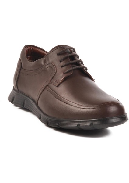 Hakiki Deri Erkek Kahverengi Günlük Ayakkabı 667 M