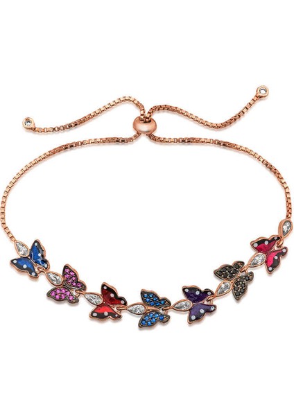 ​gümüş Kelebek Asansör Bayan Bileklik