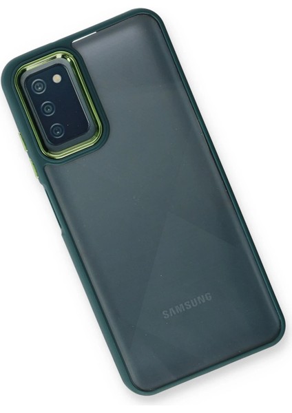 Newface Samsung Galaxy A03S Kılıf Dora Kapak - Haki Yeşil
