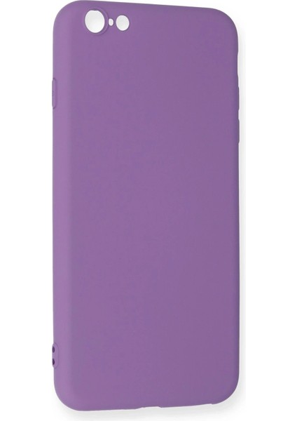 Newface iPhone 6 Plus Kılıf Nano Içi Kadife Silikon - Mor modelleri