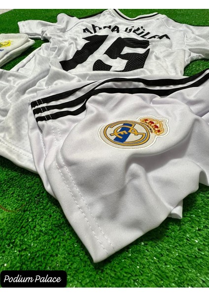 Arda Güler Real Madrid Beyaz Çocuk Forması 4'lü Set 24/25 Sezon Zyn(White)