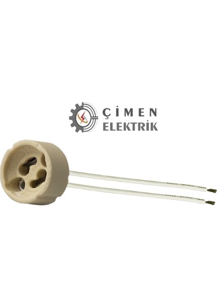 Noas YL91 0010 Gu-10 Ampül Duyu 12CM Kablolu - Elektrik Tesisatı Için Kaliteli Kablo