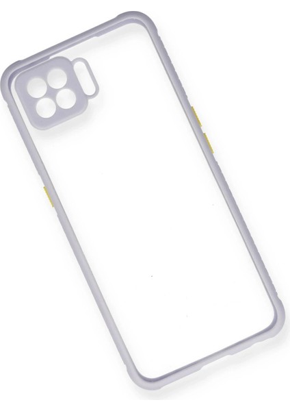 Newface Oppo A73 Kılıf Miami Şeffaf Silikon - Lila modelleri