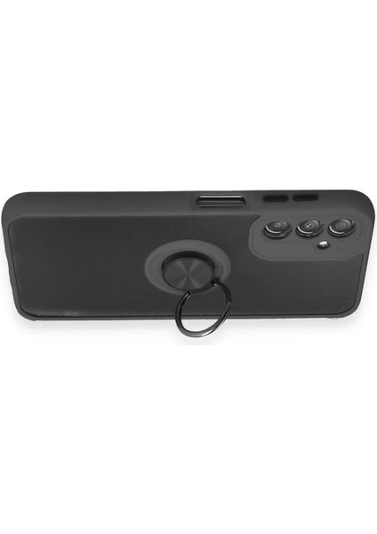 Newface Samsung Galaxy A14 4g Kılıf Montreal Yüzüklü Silikon Kapak - Siyah modelleri