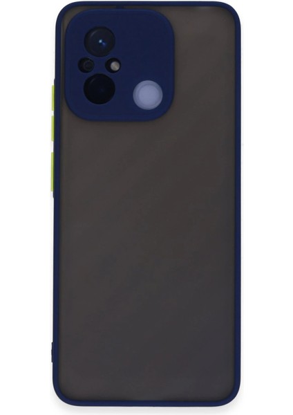 Newface Xiaomi Redmi 12C Kılıf Montreal Silikon Kapak - Lacivert