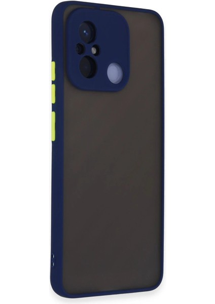 Newface Xiaomi Redmi 12C Kılıf Montreal Silikon Kapak - Lacivert