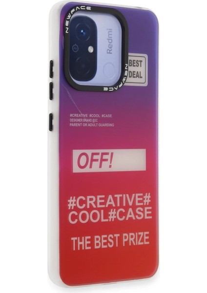 Newface Xiaomi Redmi 12C Kılıf Estoril Desenli Kapak - Estoril - 9