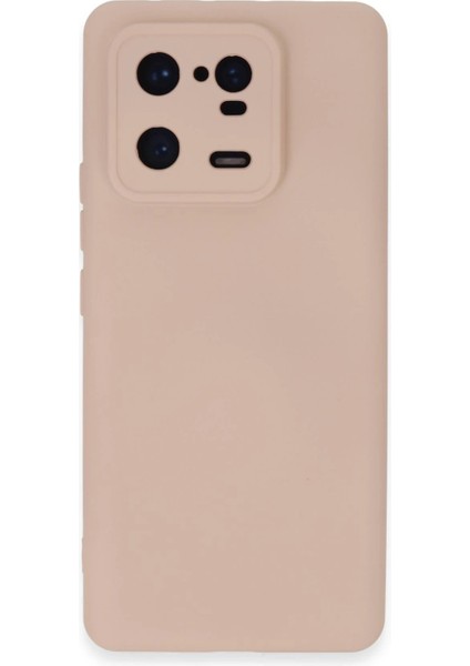 Newface Xiaomi Mi 13 Pro Kılıf Nano Içi Kadife Silikon - Pudra