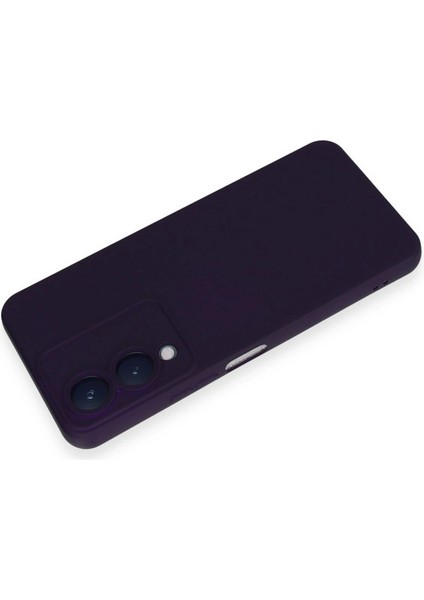 Newface Vivo Y17S Kılıf Nano Içi Kadife Silikon - Mor modelleri