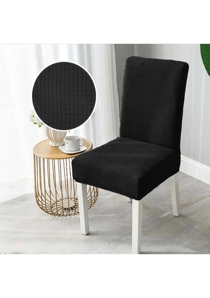 Elite Home Karedesen Sandalye Kılıfı Yıkanabilir Likralı Esnek Lastikli Sandalye Örtü 1 Adet