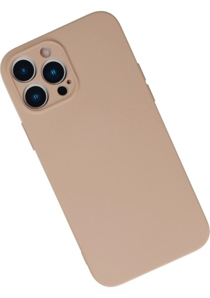 Newface iPhone 13 Pro Kılıf Nano Içi Kadife Silikon - Pudra fiyatları