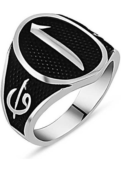 Gümüş Elif Erkek Yüzük - 22