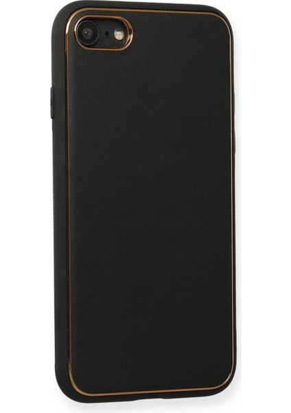 Newface iPhone 7 Kılıf Coco Deri Silikon Kapak - Siyah fiyatları