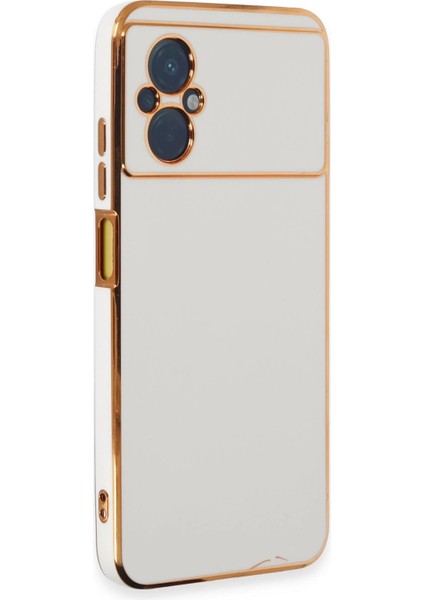 Newface Xiaomi Poco M5 Kılıf Volet Silikon - Beyaz