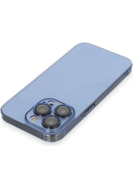 Newface iPhone 13 Pro Max Kılıf Armada Lensli Kapak - Sierra Blue