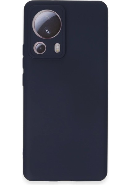 Newface Xiaomi Mi 13 Lite Kılıf Nano Içi Kadife Silikon - Lacivert