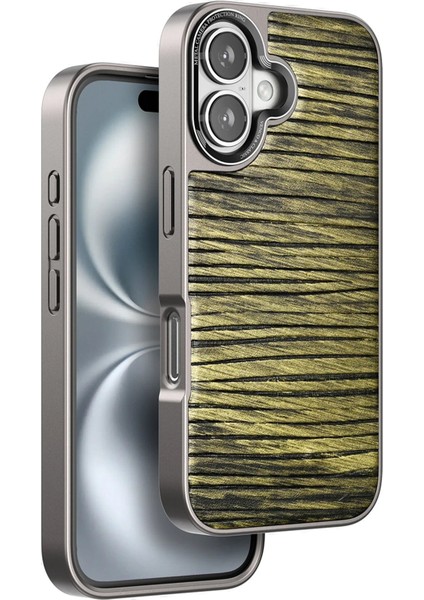 Venco iPhone 16 Wave Kapak - Koyu Kahve