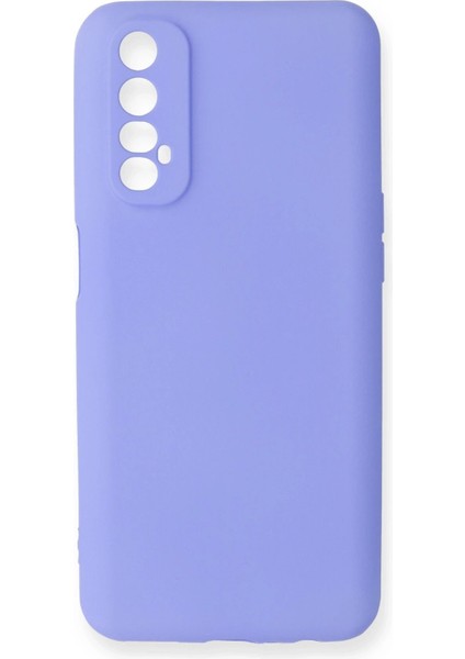 Newface Realme 7 Kılıf First Silikon - Lila
