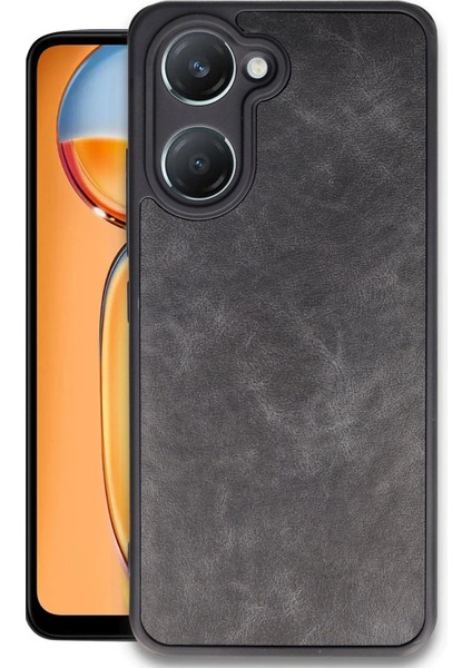 Newface Vivo Y18 Kılıf Aras Deri Kapak - Siyah