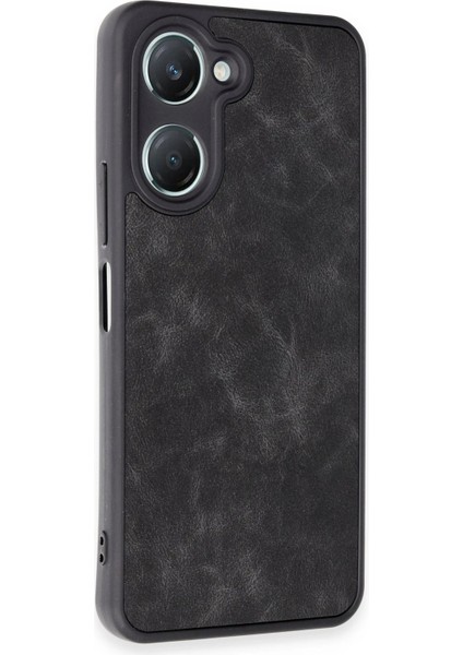 Newface Vivo Y18 Kılıf Aras Deri Kapak - Siyah modelleri