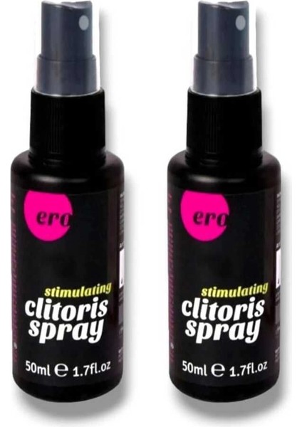 Kadınlara Özel Vajinal Clitoris Uyarıcı Sprey 50 ml x 2 Adet / Stimulating Clitoris Spray x 2