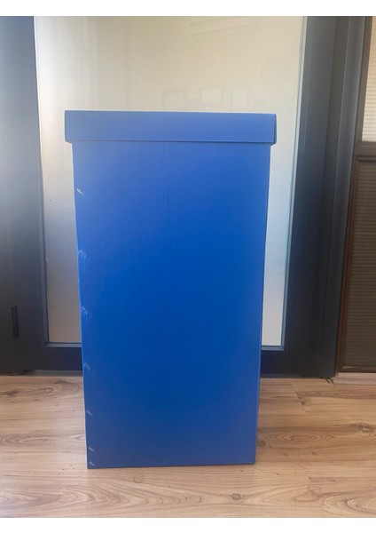 Izge Sıfır Atık Kutusu Mavi 35 x 35 x 70