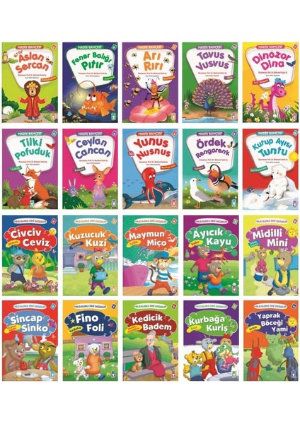 Hikayelerle Dini Değerler + Hadis Bahçesi Mini Masallar 20 Kitap