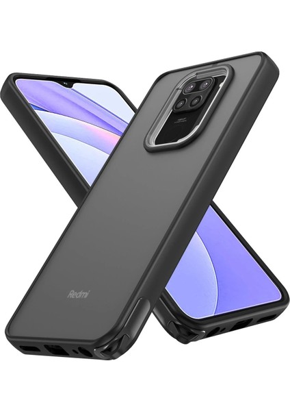 Newface Xiaomi Redmi Note 9 Kılıf Elegant Kapak - Siyah