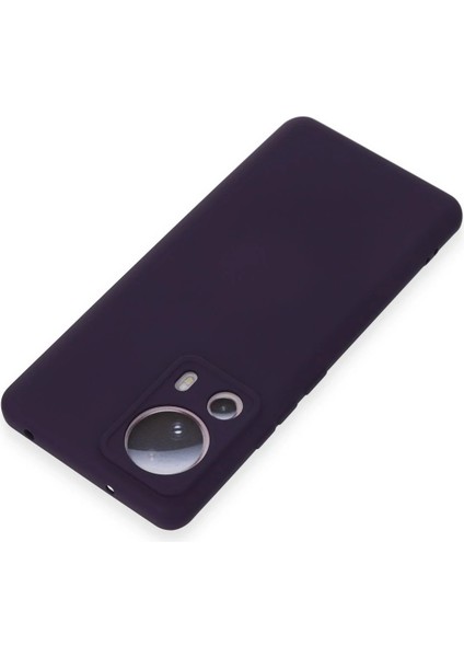 Newface Xiaomi Mi 13 Lite Kılıf Nano Içi Kadife Silikon - Mor modelleri
